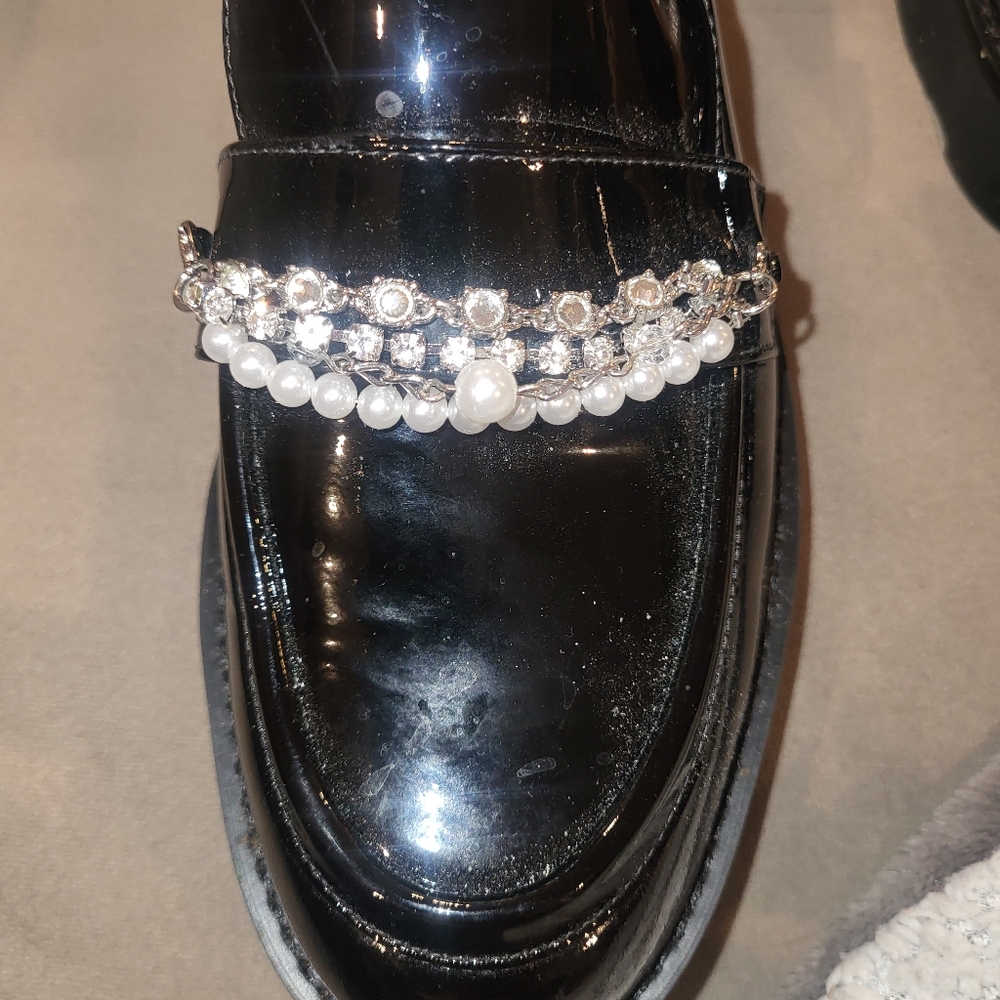 Stuart Weitzman jeweled loafers